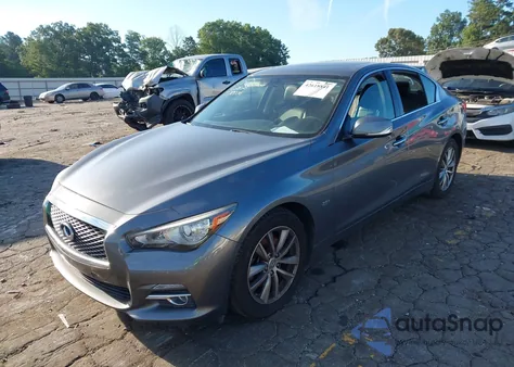 2017 Infiniti Q50 2.0T Base z USA, uszkodzony, nr VIN JN1CV7AP3HM640813